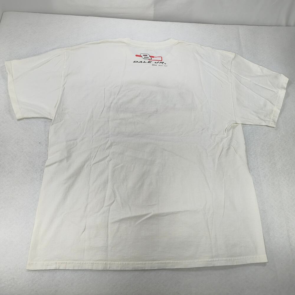 NASCAR Chase Dale Jr 8 Graphic Short Sleeve Racing T Shirt Mens Size L White - Picture 8 of 8